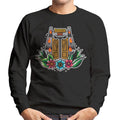 Jurassic Park Entrance Floral Aesthetic Men's Sweatshirt product image 1