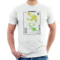 Jurassic Park Isla Nublar T Rex Map Men's T-Shirt product image 1