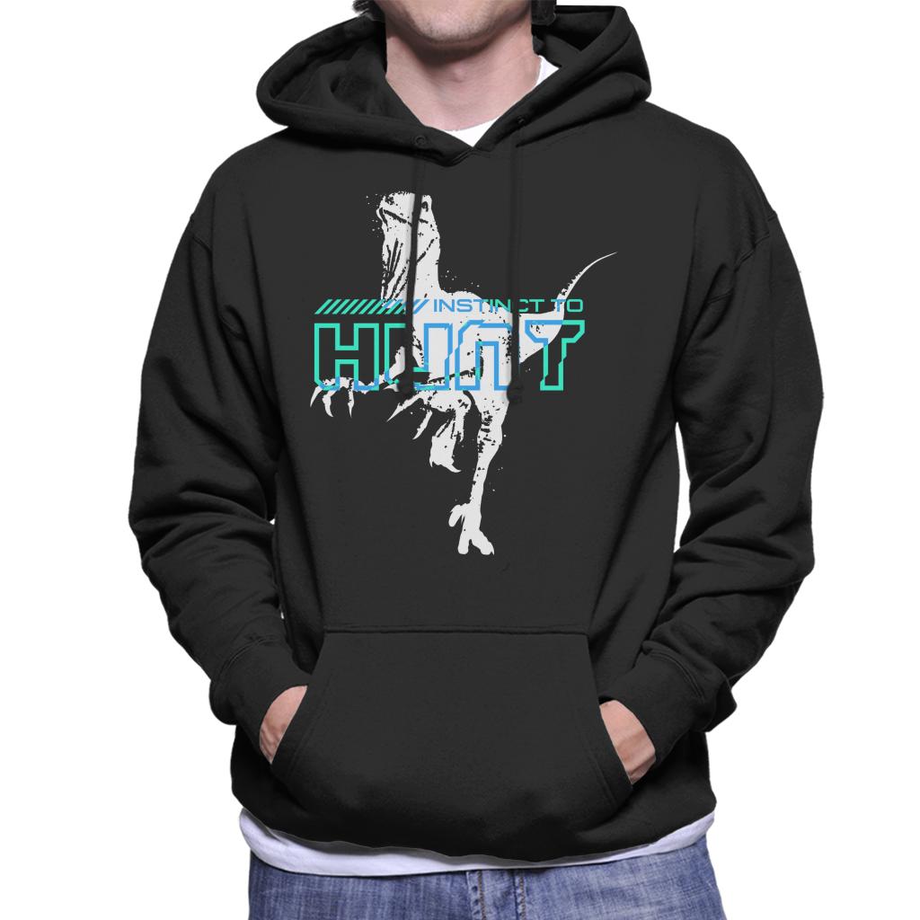 Jurassic Park Velociraptor Instinct To Hunt Men's Hooded product image 1