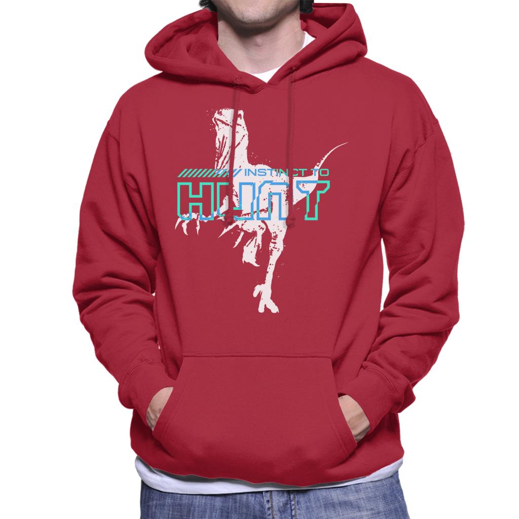 Jurassic Park Velociraptor Instinct To Hunt Men's Hooded product image 4
