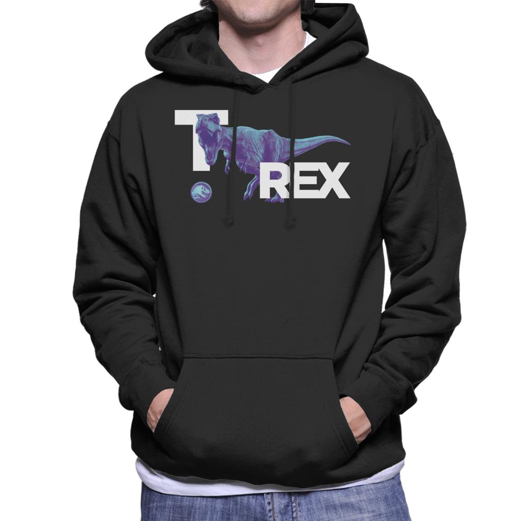 Jurassic Park T Rex Rage Men's Hooded Sweatshirt product image 1