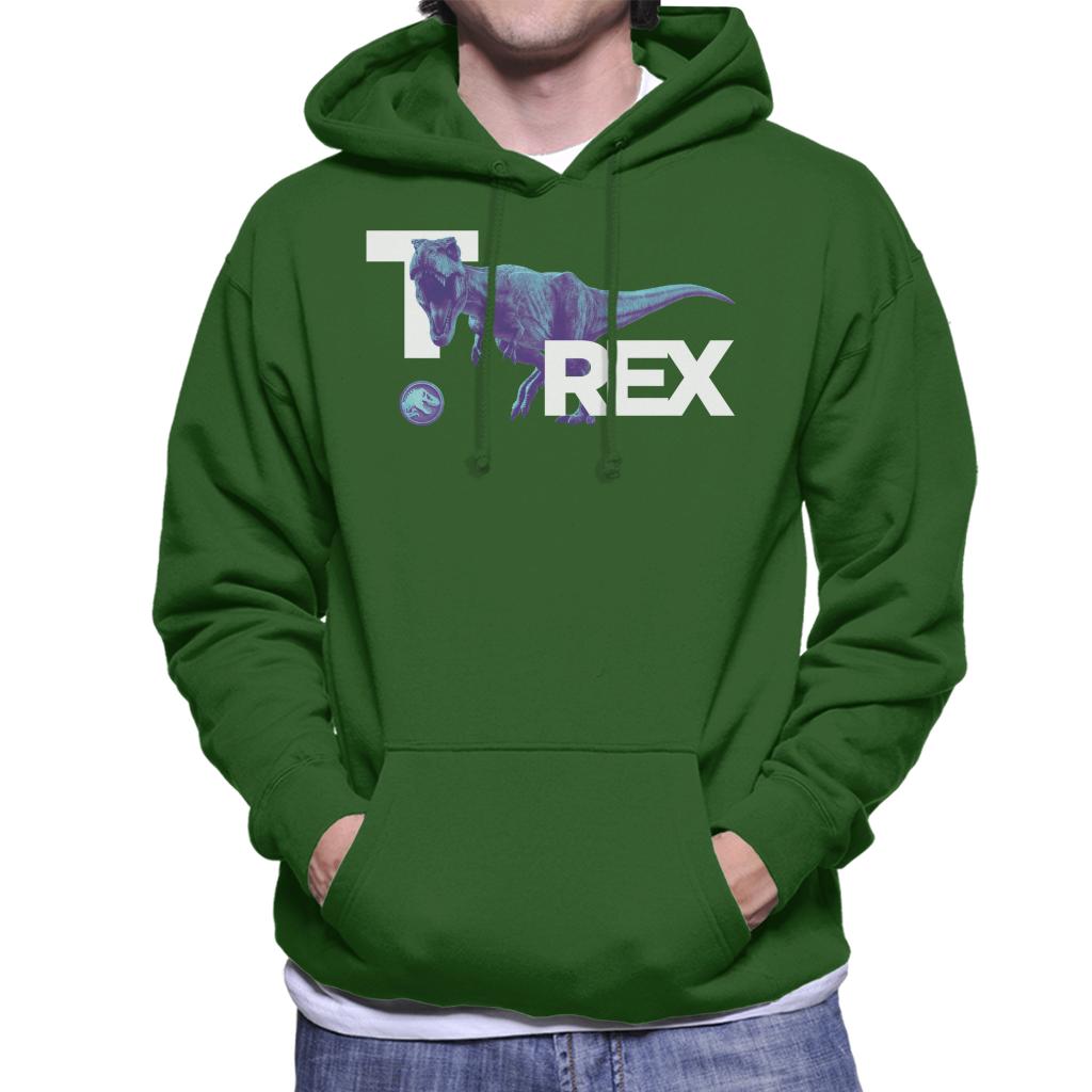 Jurassic Park T Rex Rage Men's Hooded Sweatshirt product image 4