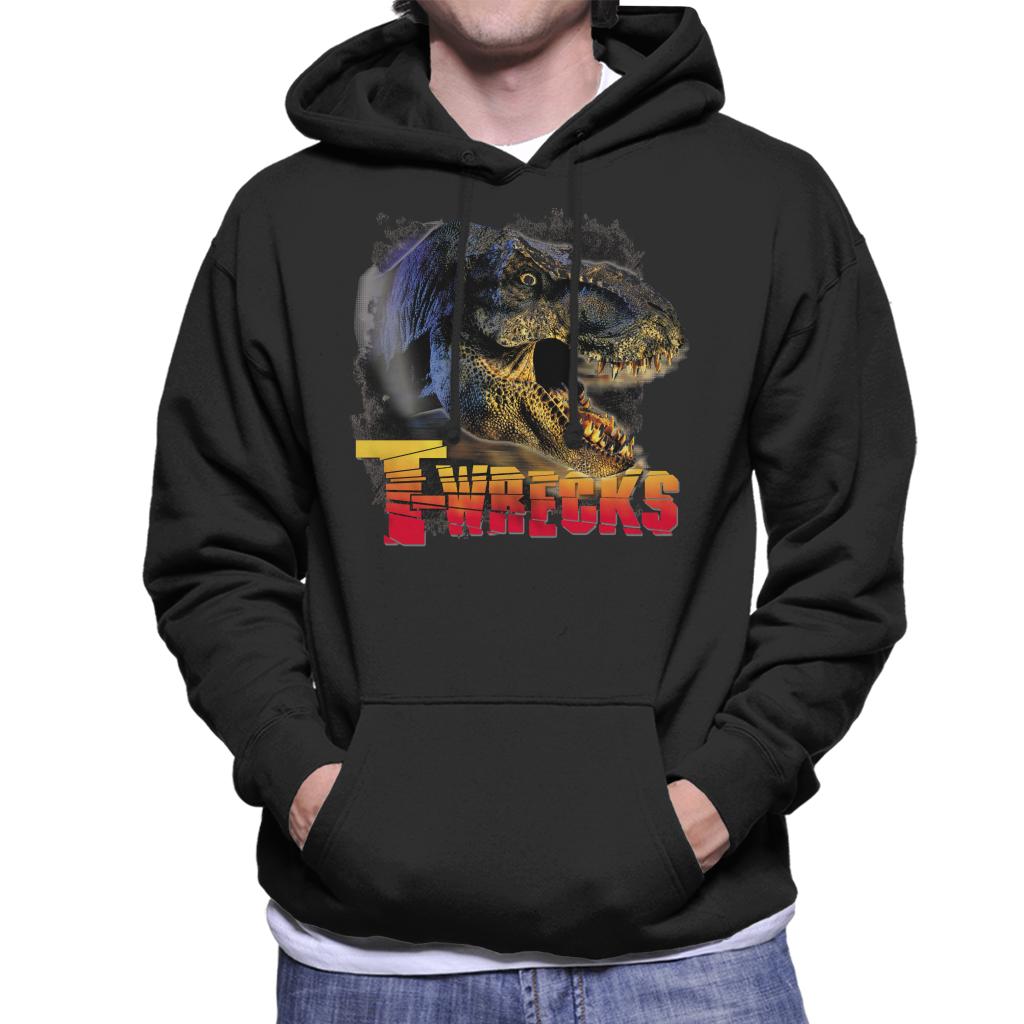 Jurassic Park T Wrecks Men's Hooded Sweatshirt product image 1