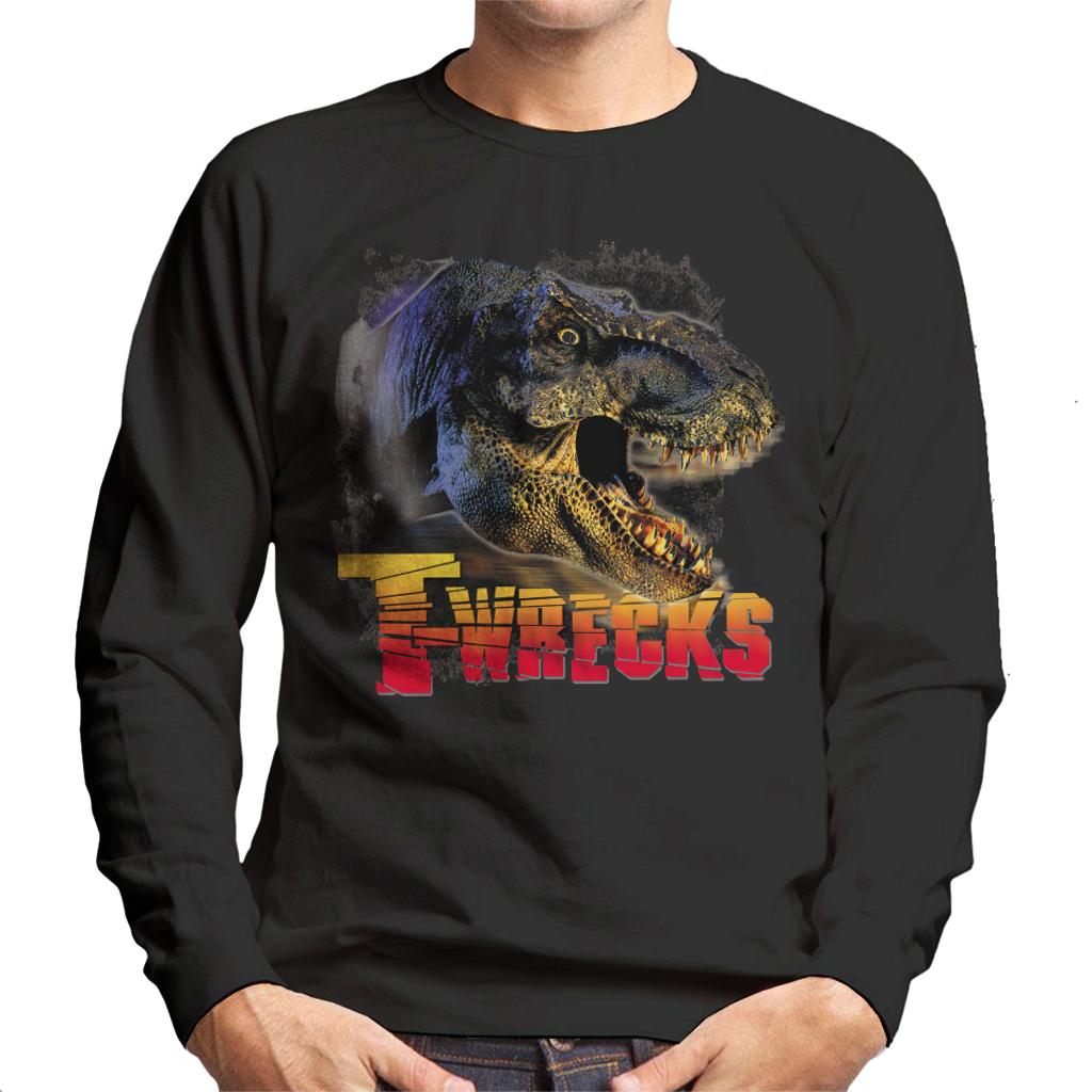 Jurassic Park T Wrecks Men's Sweatshirt product image 1