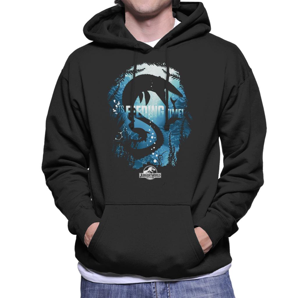 Jurassic Park Its Feeding Time Men's Hooded Sweatshirt product image 1