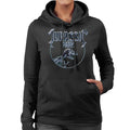 Jurassic Park Chrome Logo Women's Hooded Sweatshirt product image 1