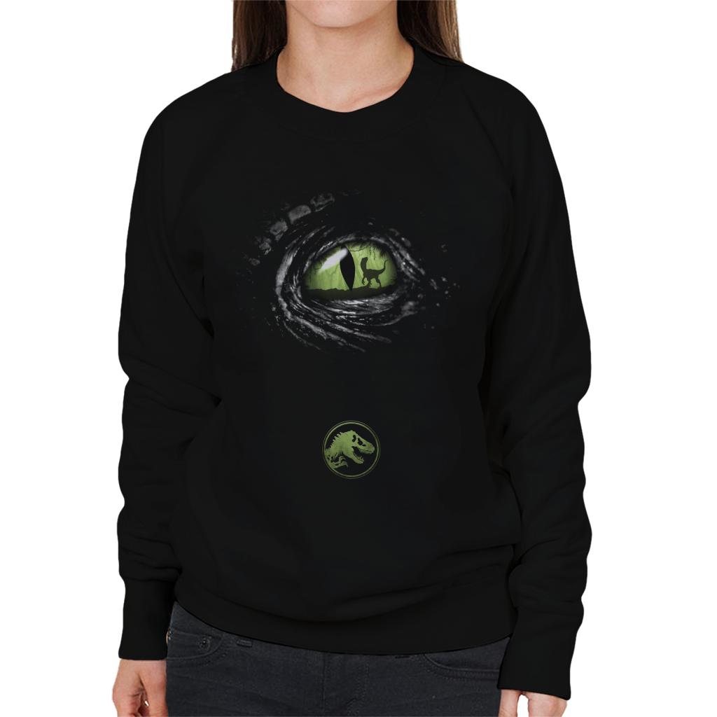Jurassic Park Velociraptor Eye Women's Sweatshirt product image 1
