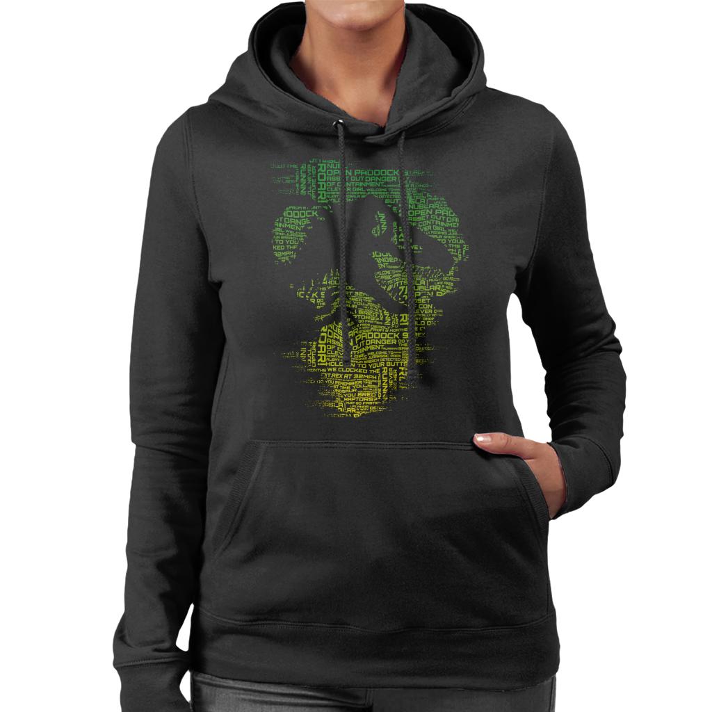 Jurassic Park T Rex Silhouette Asset Out Women's Hooded product image 1