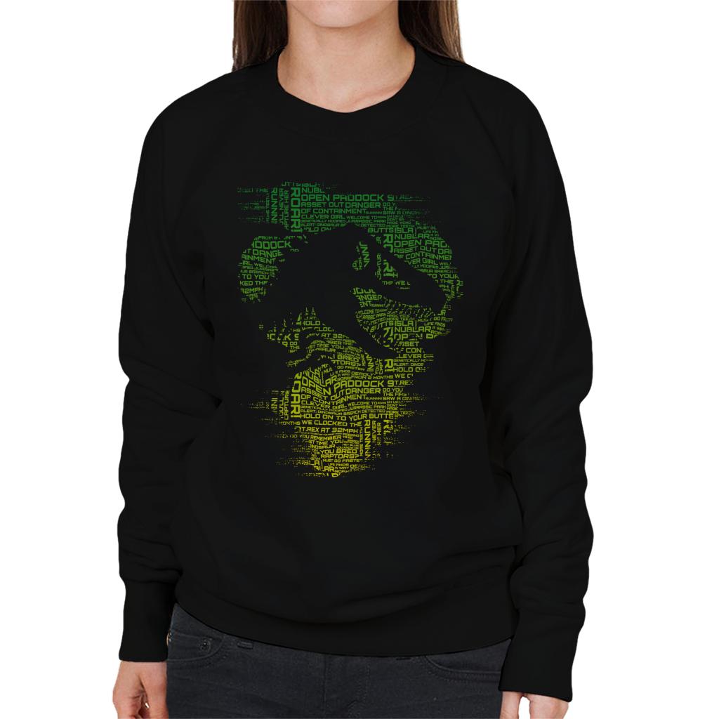 Jurassic Park T Rex Silhouette Asset Out Women's Sweatshirt product image 1