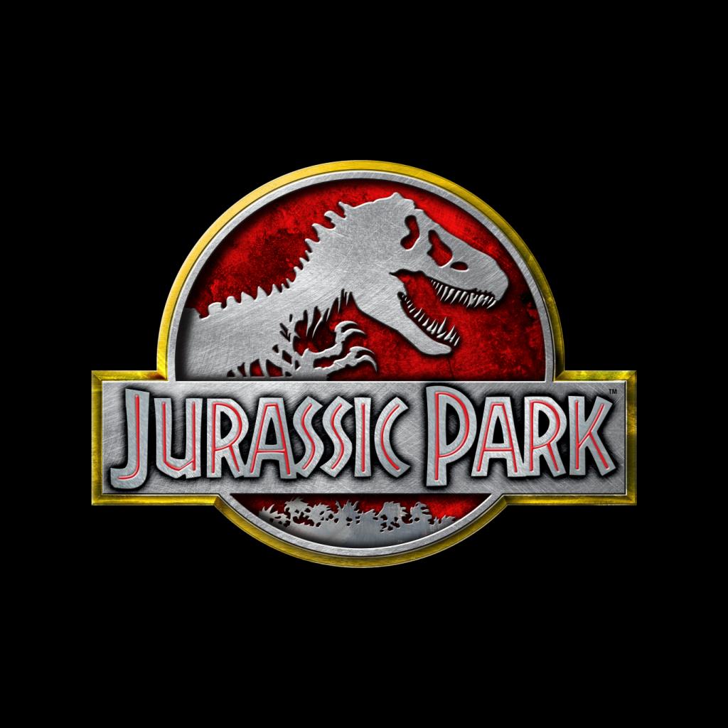 Jurassic Park Yellow Outline Classic Logo Women's Sweatshirt product image 2