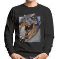 Jurassic Park Rex Character Head Men's Sweatshirt product image 1