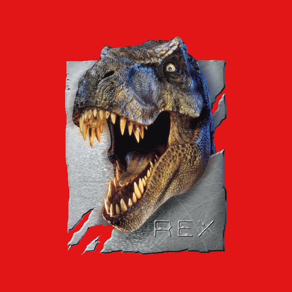 Jurassic Park Rex Character Head Women's Hooded Sweatshirt product image 5