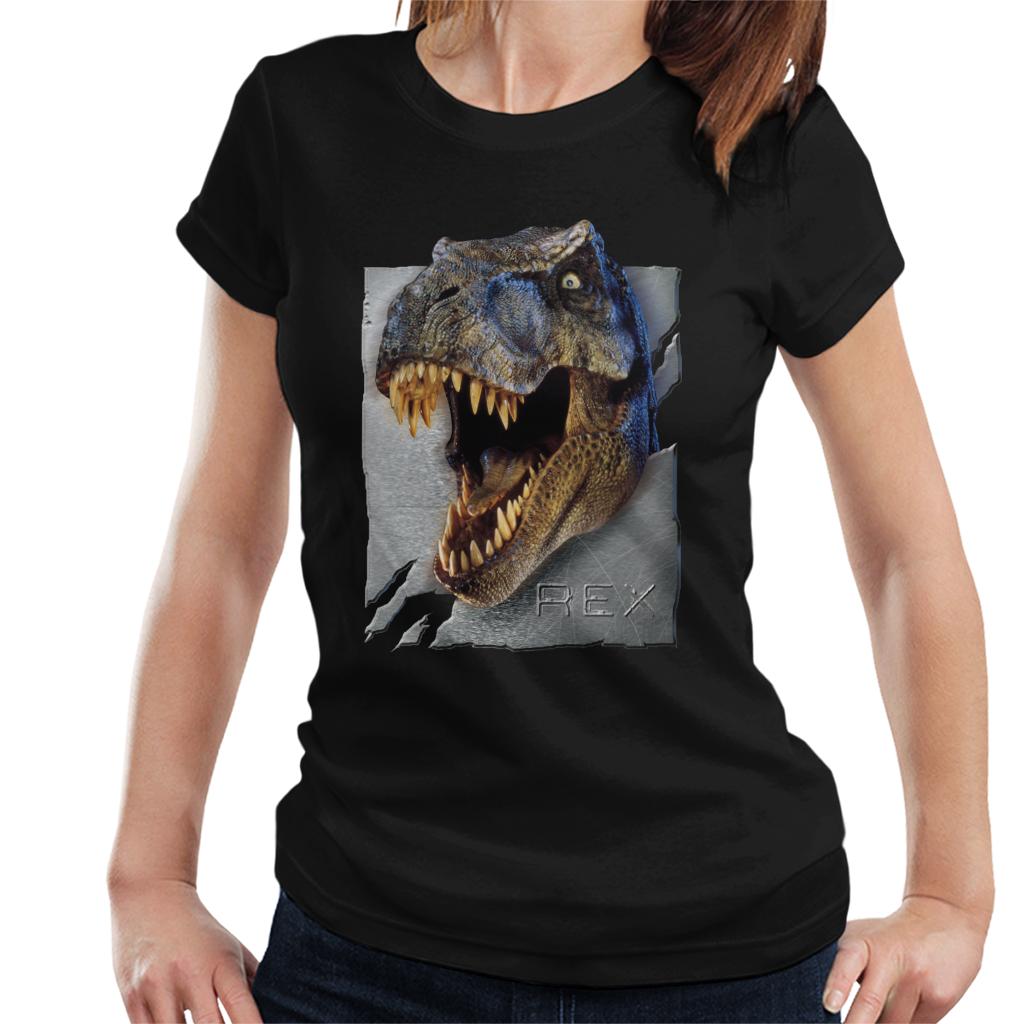 Jurassic Park Rex Character Head Women's T-Shirt product image 1
