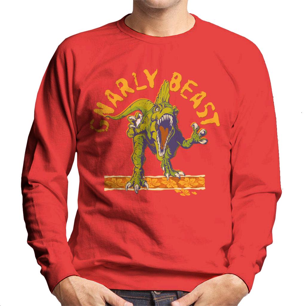 Jurassic Park Gnarly Beast Men's Sweatshirt product image 4