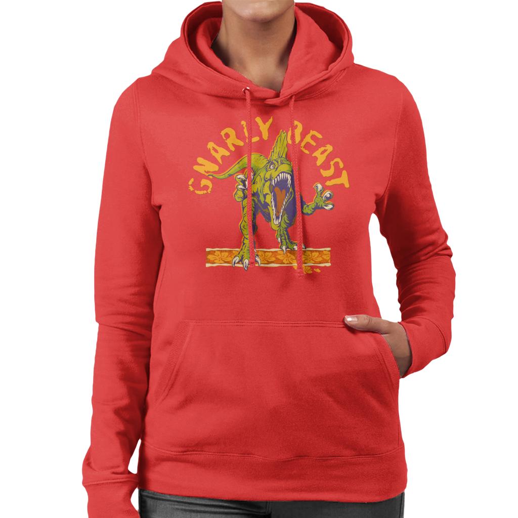 Jurassic Park Gnarly Beast Women's Hooded Sweatshirt product image 4