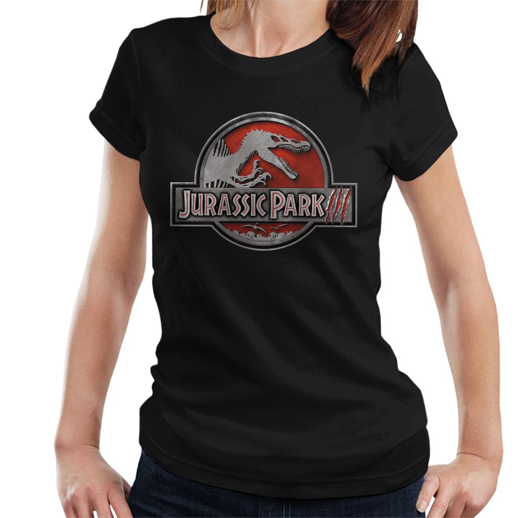Jurassic Park III Spinosaurus Classic Logo Women's T-Shirt product image 1