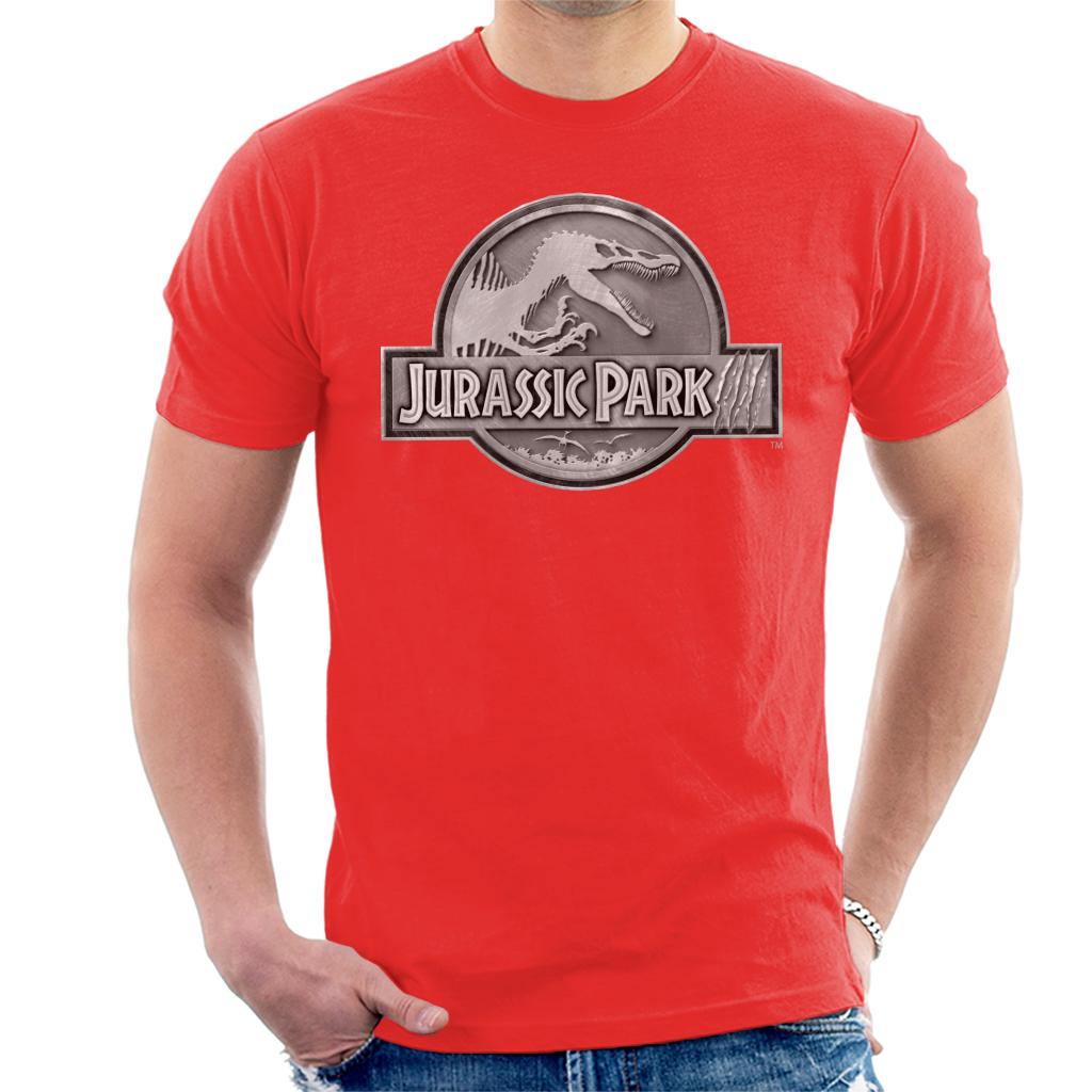Jurassic Park III Spinosaurus Classic Silver Logo Men's product image 4