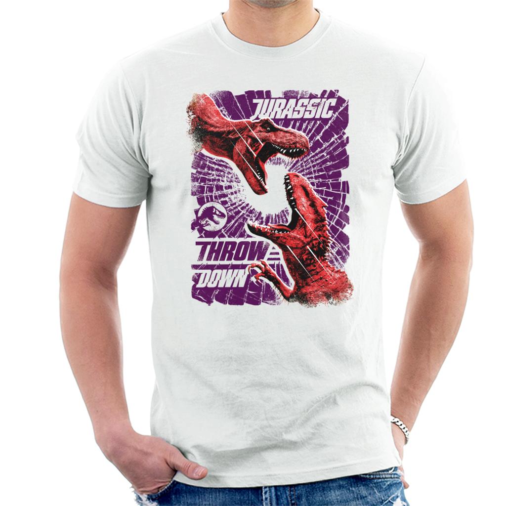 Jurassic Park Throw Down Men's T-Shirt product image 1
