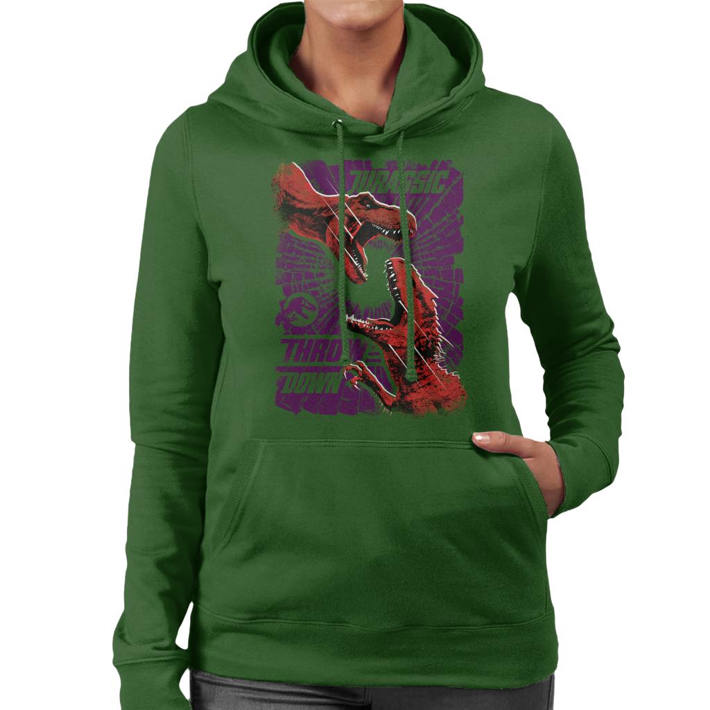 Jurassic Park Throw Down Women's Hooded Sweatshirt product image 6