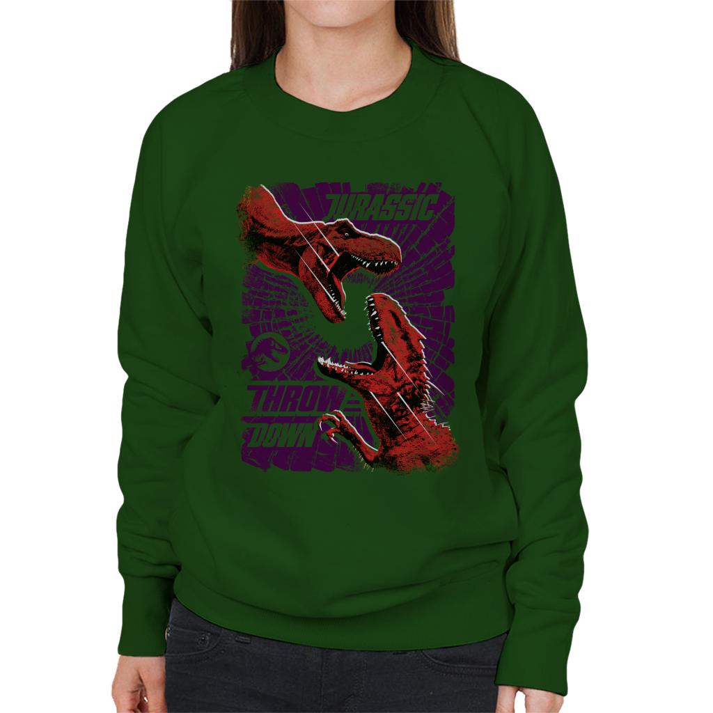Jurassic Park Throw Down Women's Sweatshirt product image 6