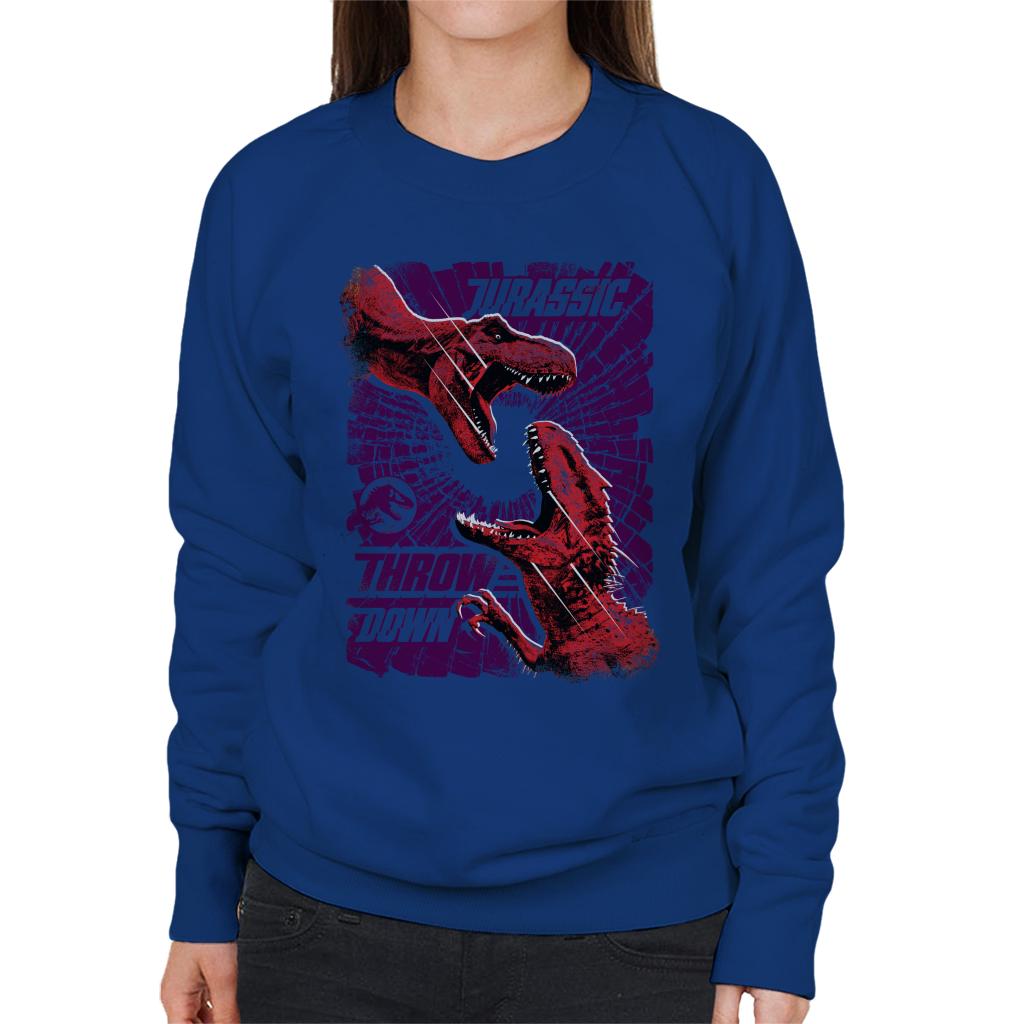 Jurassic Park Throw Down Women's Sweatshirt product image 4