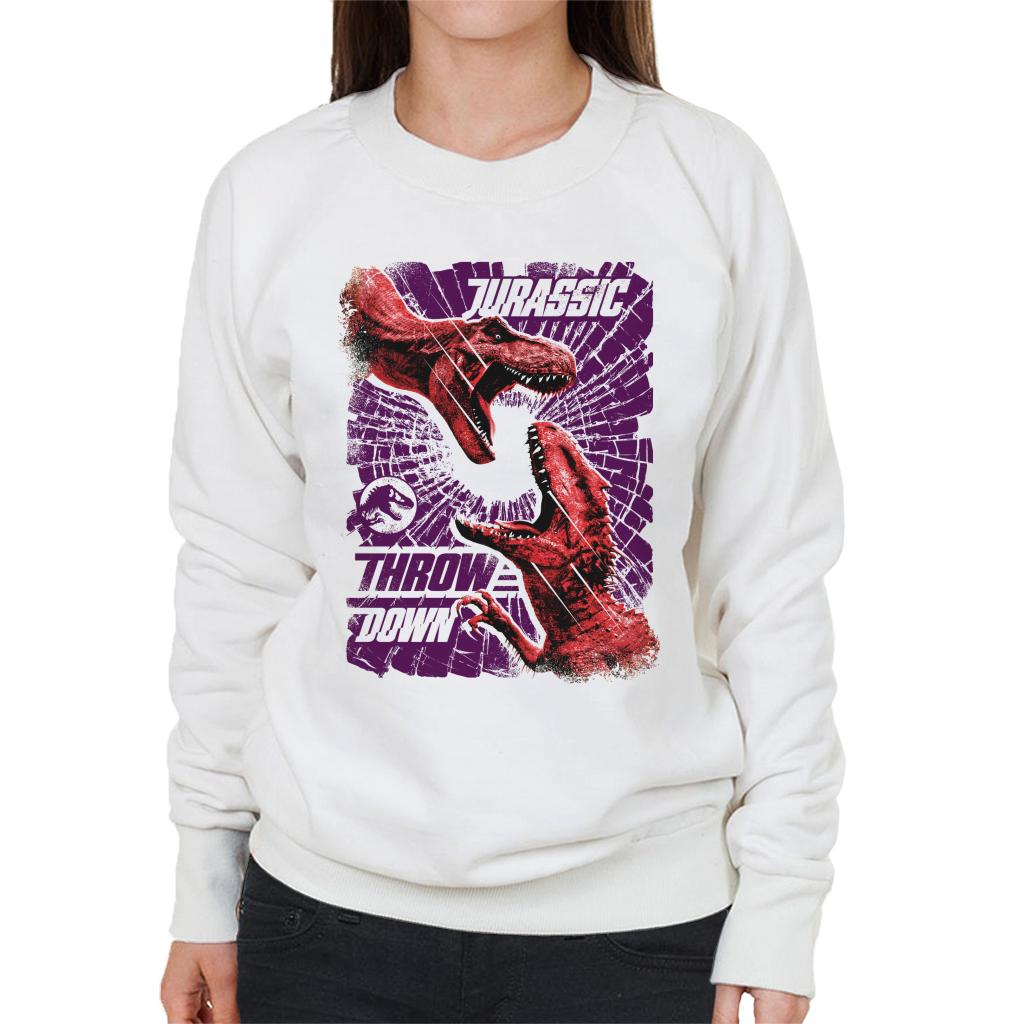 Jurassic Park Throw Down Women's Sweatshirt product image 1