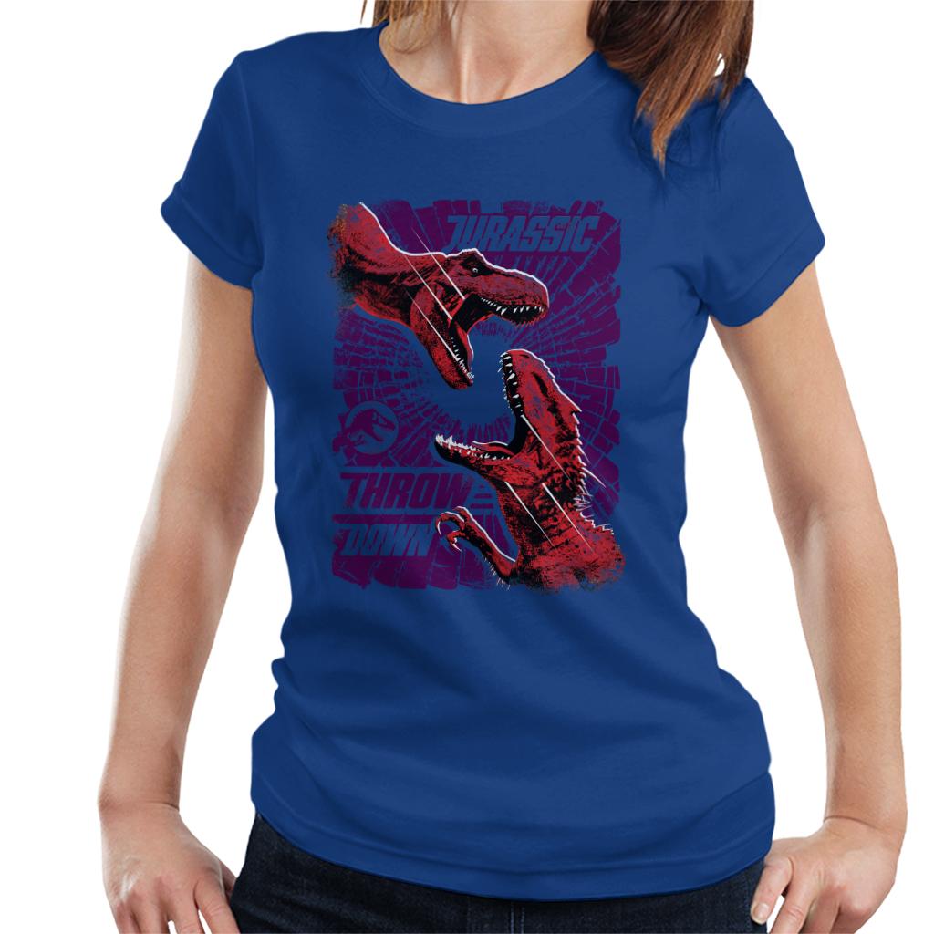 Jurassic Park Throw Down Women's T-Shirt product image 4
