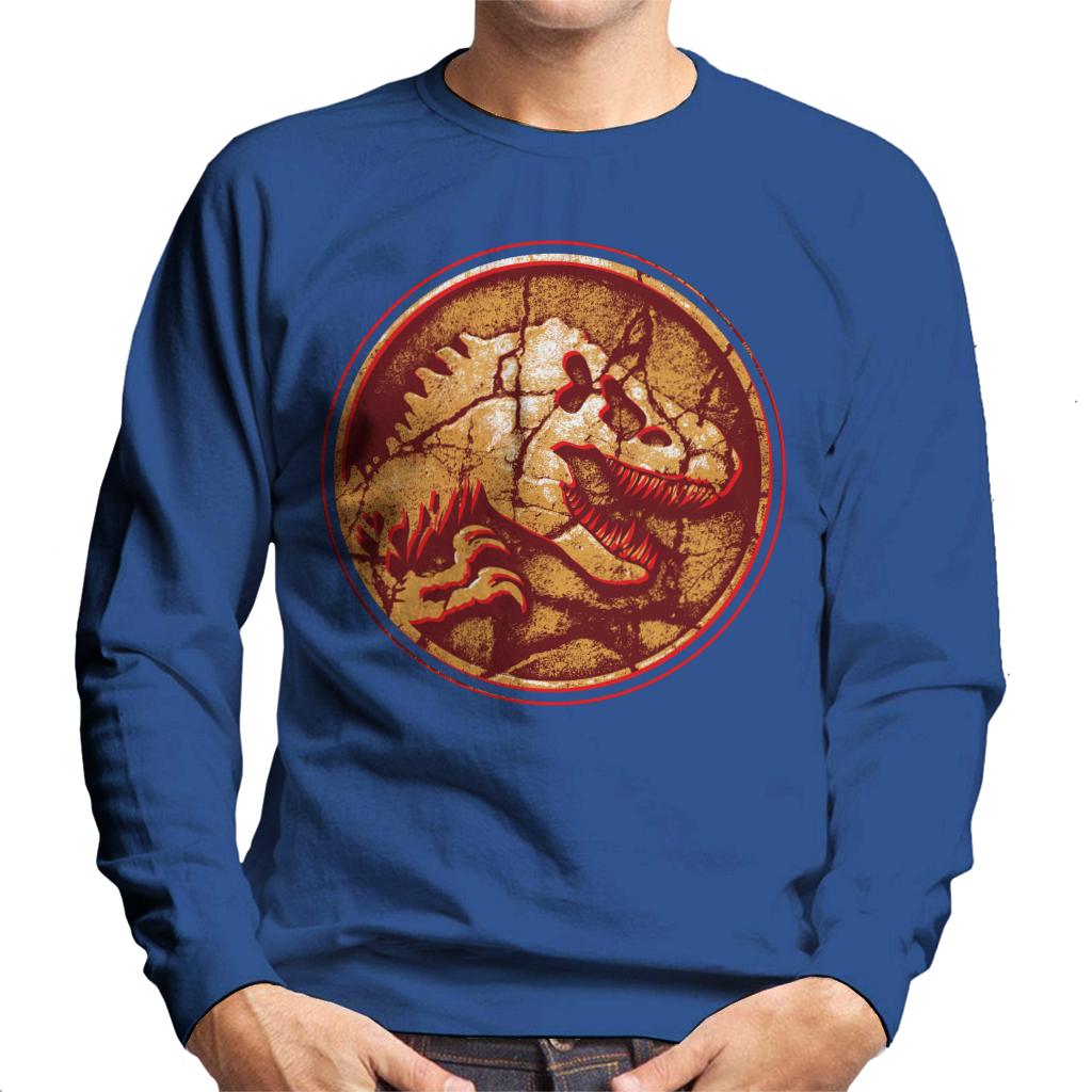 Jurassic Park Fossilised T Rex Icon Men's Sweatshirt product image 4