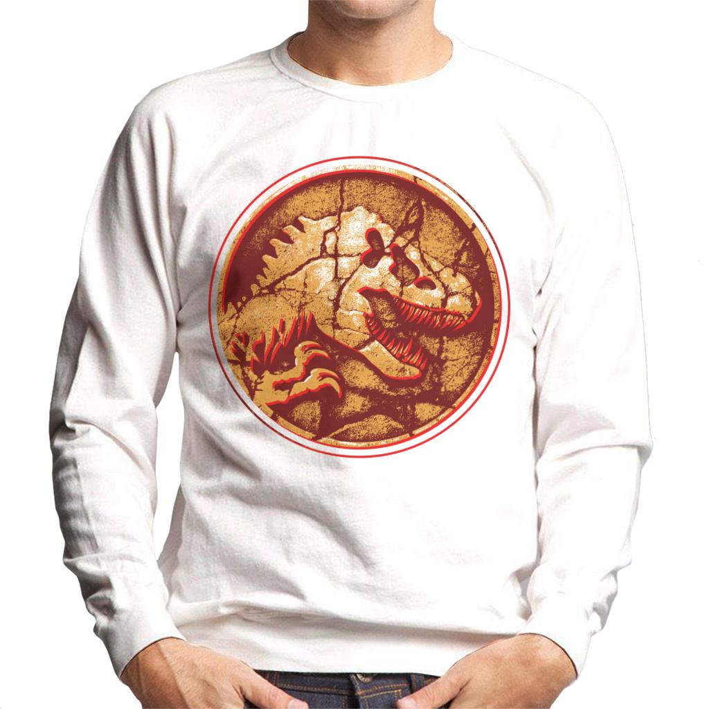 Jurassic Park Fossilised T Rex Icon Men's Sweatshirt product image 1