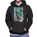 Jurassic Park Clever Girl Blue Floral Border Men's Hooded product image 1