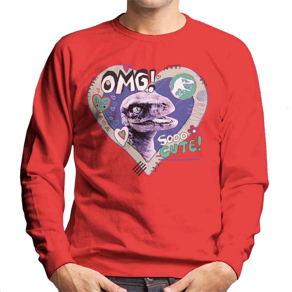Jurassic Park Blue Omg Sooo Cute Men's Sweatshirt product image 4