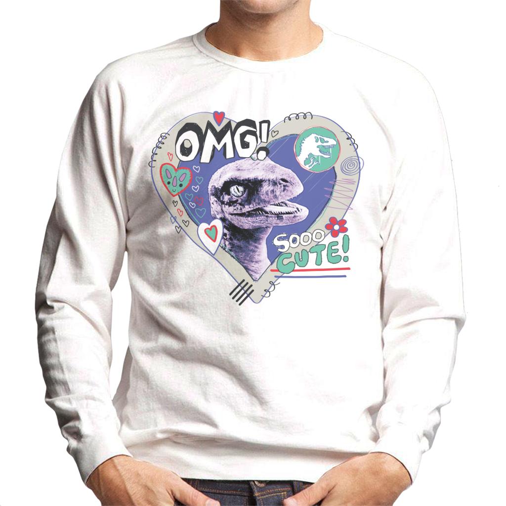 Jurassic Park Blue Omg Sooo Cute Men's Sweatshirt product image 1