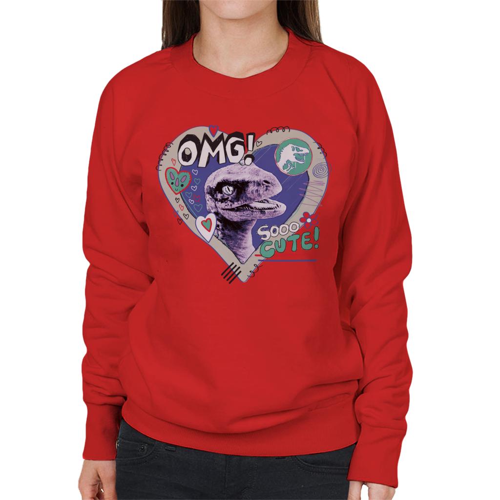 Jurassic Park Blue Omg Sooo Cute Women's Sweatshirt product image 4