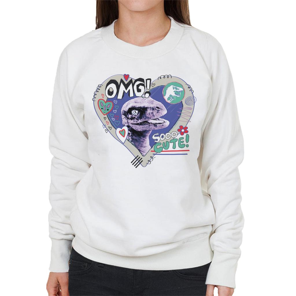 Jurassic Park Blue Omg Sooo Cute Women's Sweatshirt product image 1