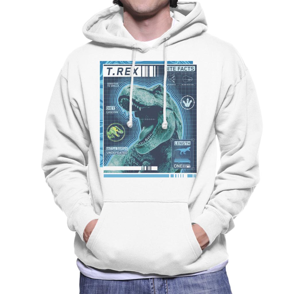 Jurassic Park T Rex Battle Status Undefeated Men's Hooded product image 1