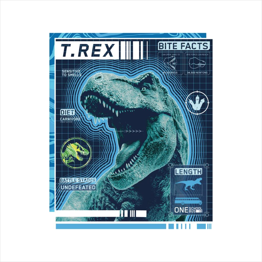 Jurassic Park T Rex Battle Status Undefeated Men's T-Shirt product image 2