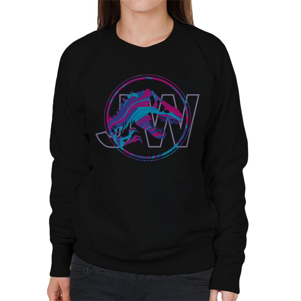 Jurassic Park JW T Rex Blue And Pink Gradient Women's product image 1