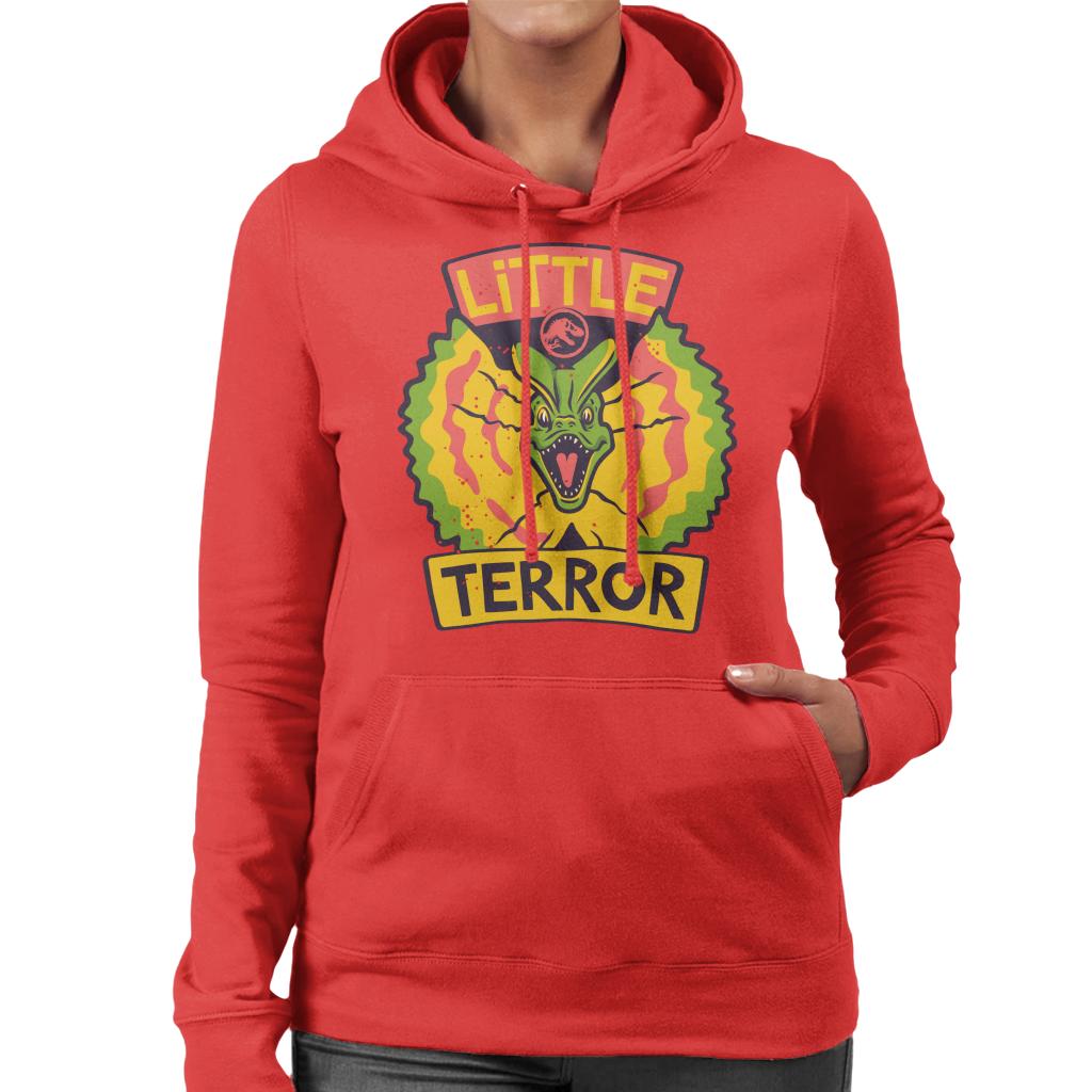 Jurassic Park Dilophosaurus Little Terror Women's Hooded product image 6