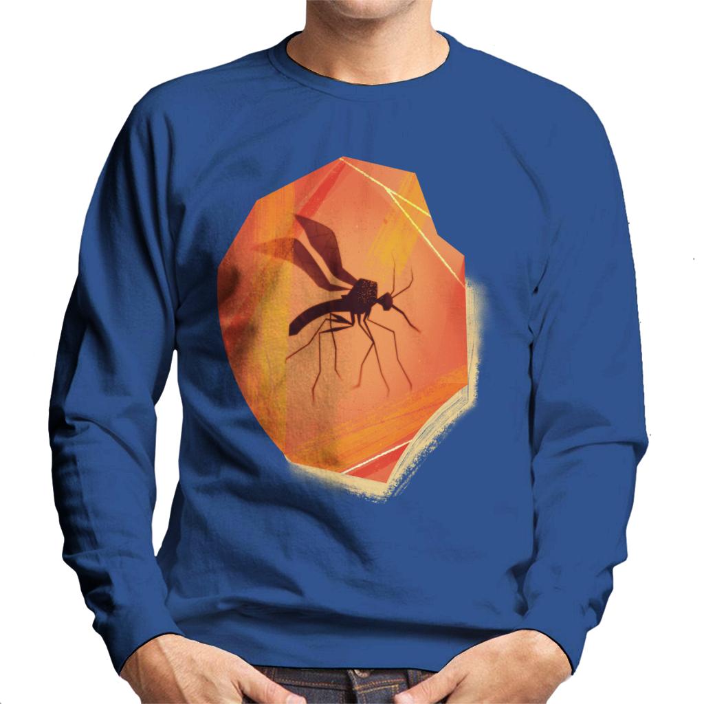 Jurassic Park Mosquito Silhouette In Amber Men's Sweatshirt product image 4