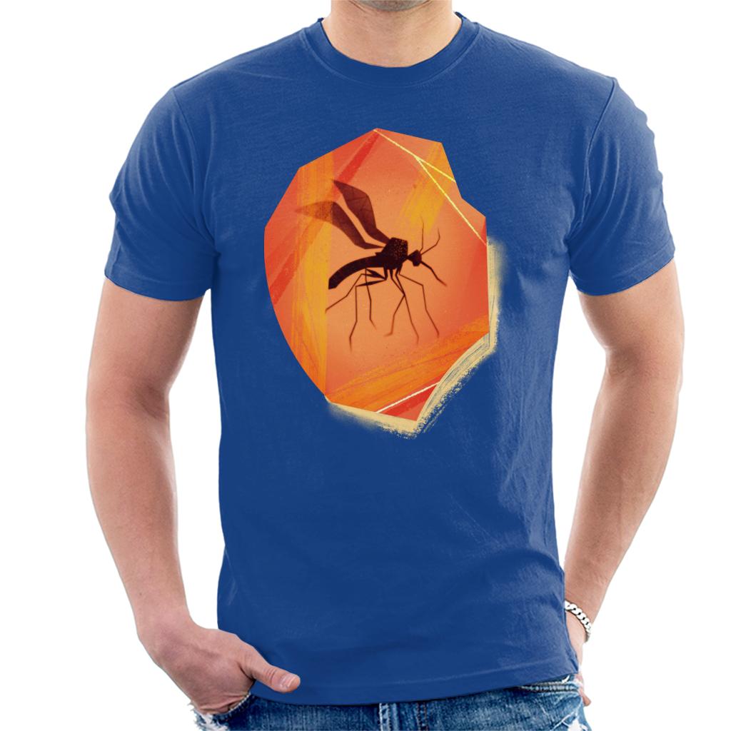 Jurassic Park Mosquito Silhouette In Amber Men's T-Shirt product image 4