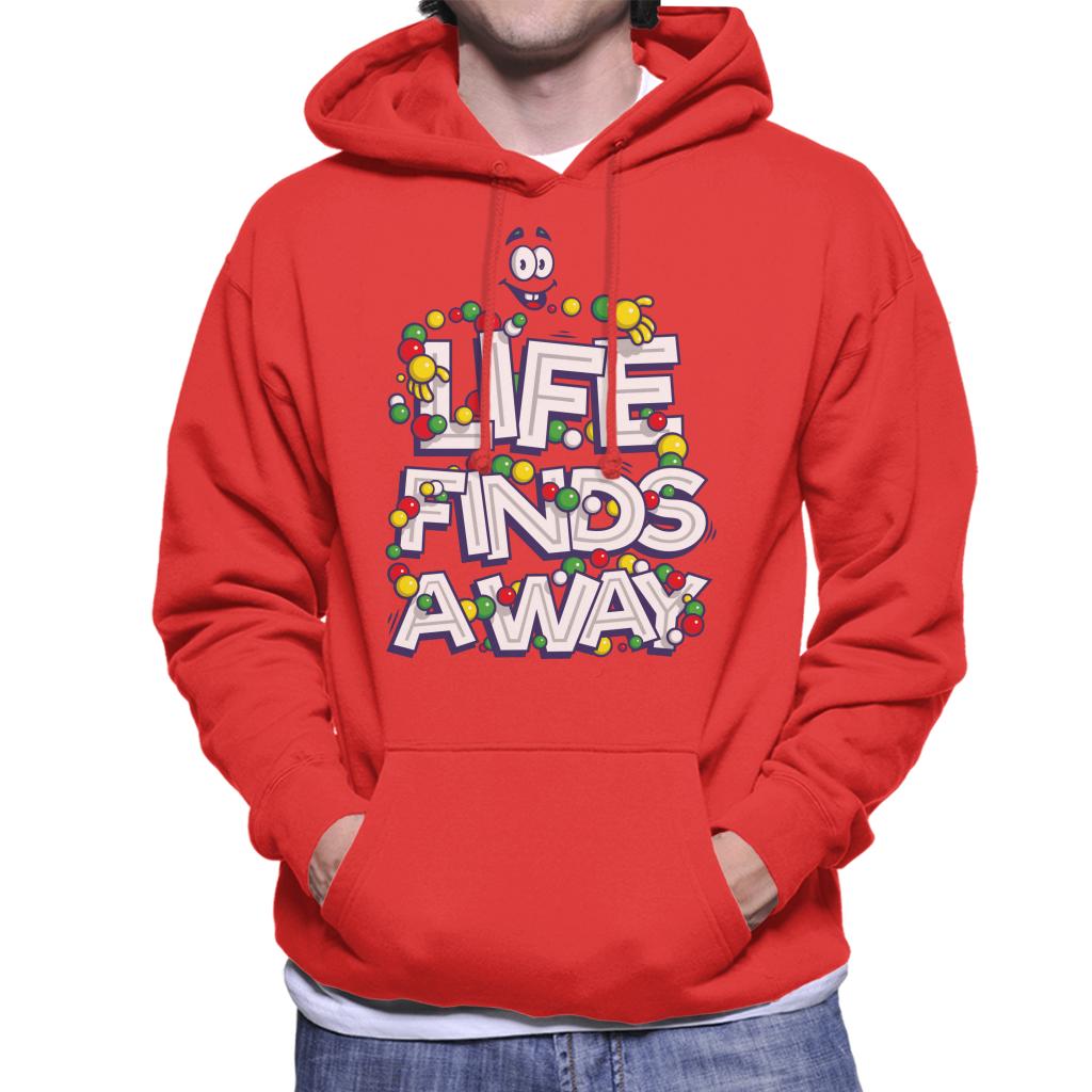 Jurassic Park Tagline Life Finds Away Men's Hooded product image 4