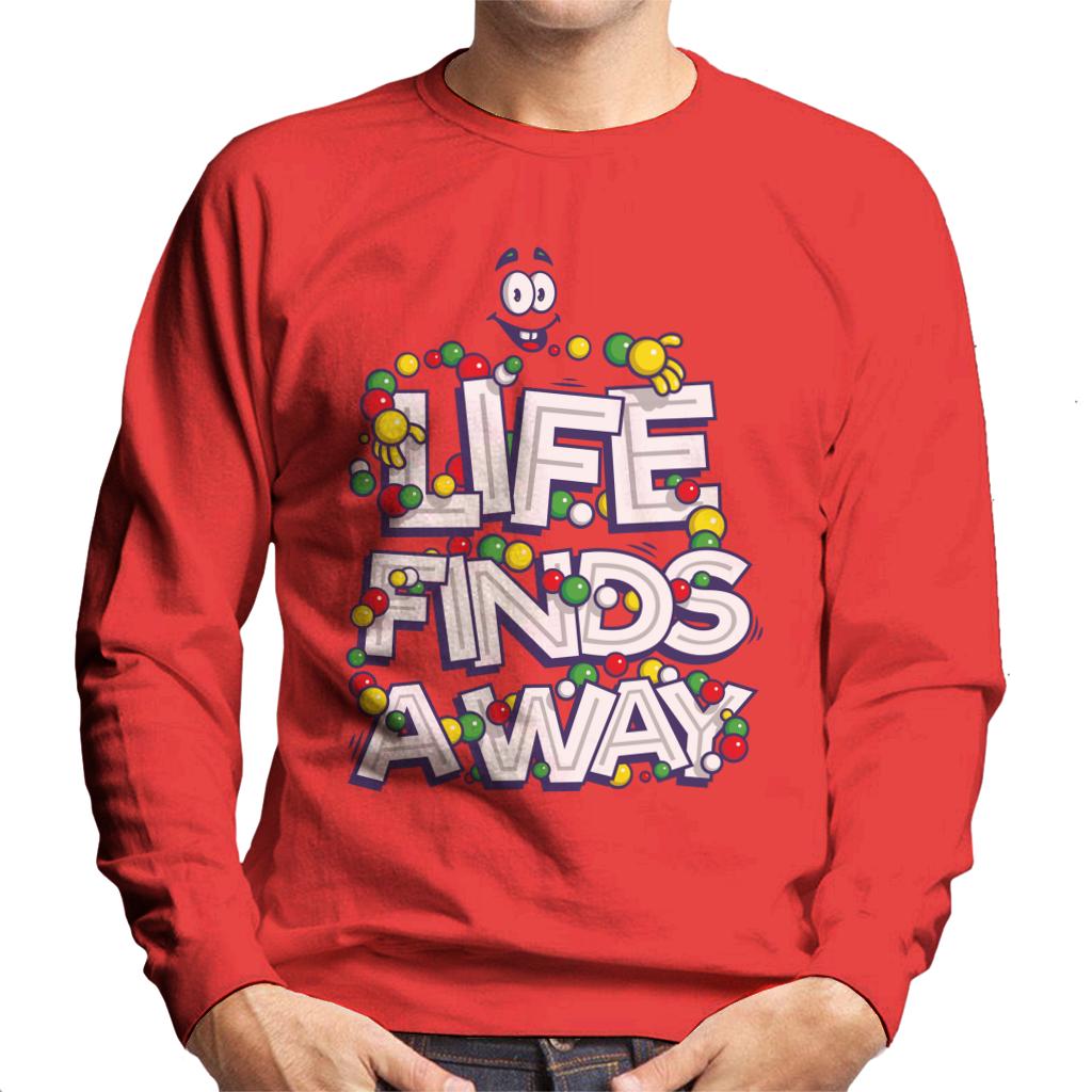 Jurassic Park Tagline Life Finds Away Men's Sweatshirt product image 4