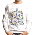 Jurassic Park Tagline Life Finds Away Men's Sweatshirt product image 1
