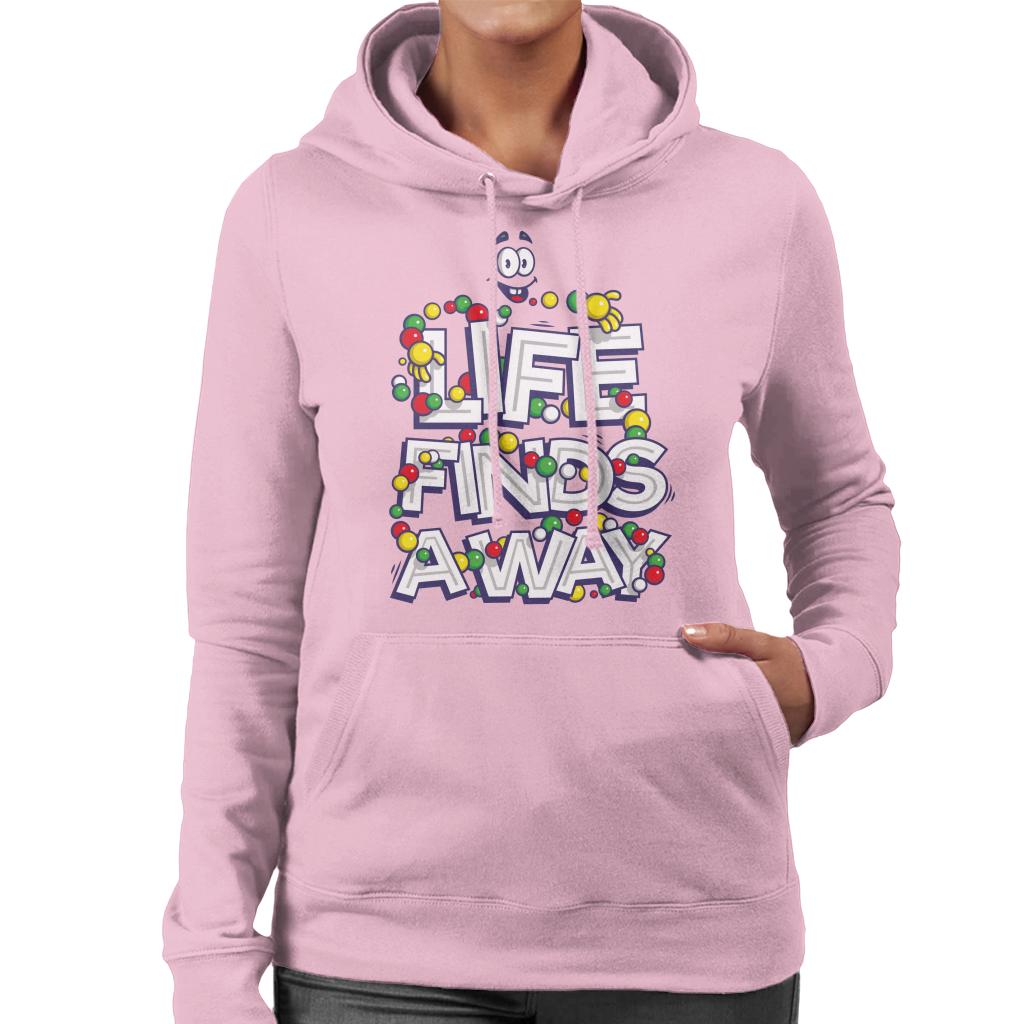 Jurassic Park Tagline Life Finds Away Women's Hooded product image 6