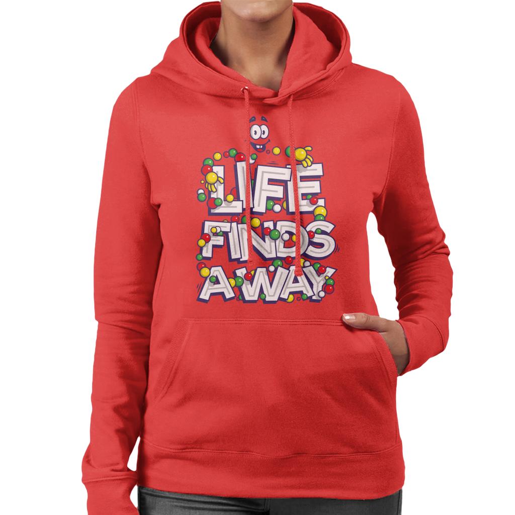 Jurassic Park Tagline Life Finds Away Women's Hooded product image 4