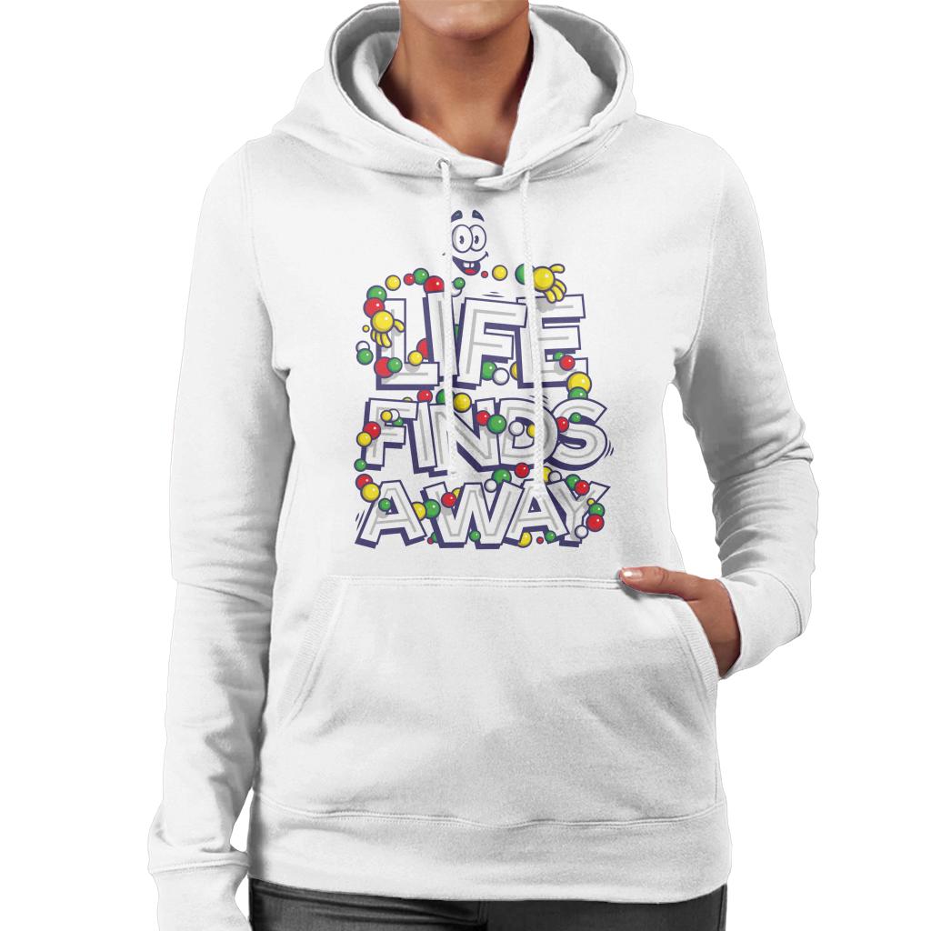 Jurassic Park Tagline Life Finds Away Women's Hooded product image 1