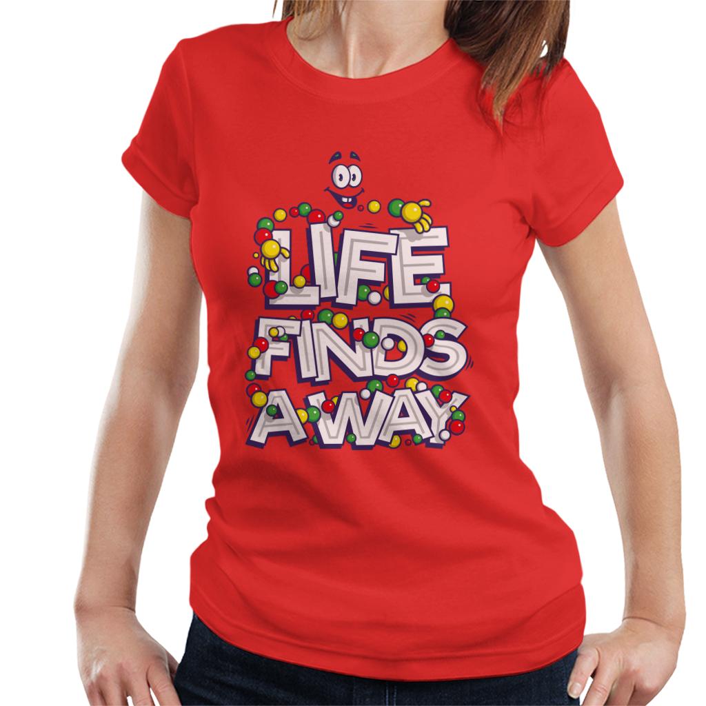Jurassic Park Tagline Life Finds Away Women's T-Shirt product image 4