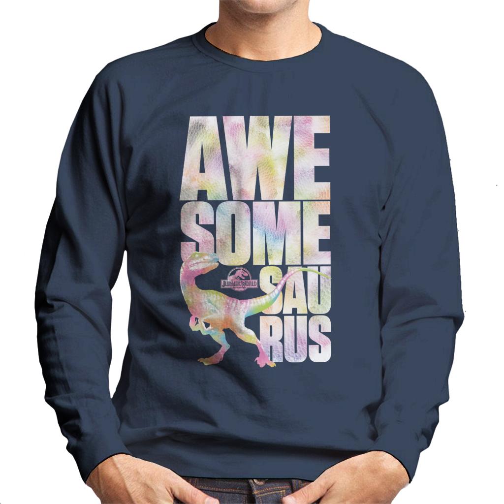 Jurassic Park Velociraptor Awesome Saurus Men's Sweatshirt product image 1