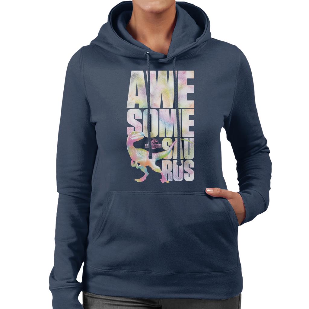 Jurassic Park Velociraptor Awesome Saurus Women's Hooded product image 1