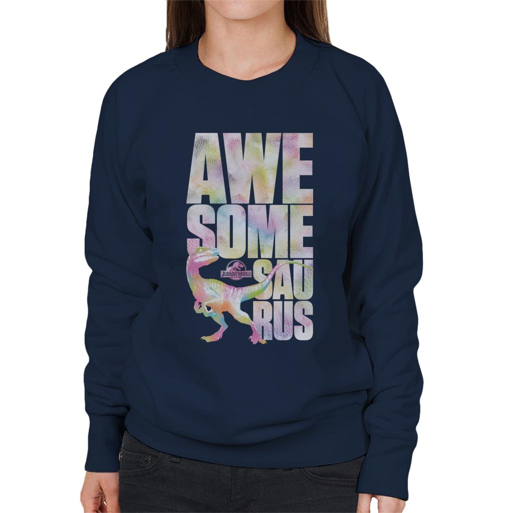 Jurassic Park Velociraptor Awesome Saurus Women's Sweatshirt product image 1